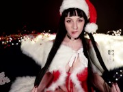 Preview 1 of Big tit catgirl gets HUGE dong for Xmas