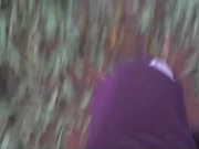 Preview 1 of AFRICAN BBC JACKING OFF IN THE WOODS