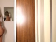 Preview 4 of big ass babe paige turnah is masturbating to orgasm in the changing rooms while you watch her