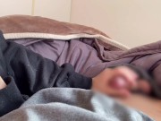 Preview 1 of Wokeup from a handjob after first time sleepover with my gf♡ Amateur couple