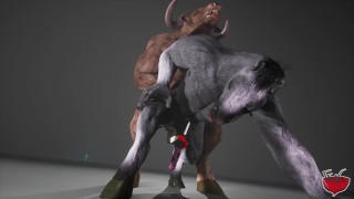 Minotaur and Horse have some fun