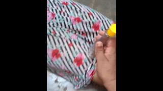 Indian hot wife Homemade foot job pussy fingered fucking