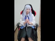 Preview 2 of チノちゃんコスで女装オナニー｜Is the order a rabbit? Cosplay masturbation