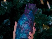 Preview 3 of Horny Holiday Anal Double Fisting under Christmas tree
