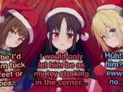 Preview 4 of Christmas DDD With Anime Waifus Hentai Joi (Femdom/Degradation POT)