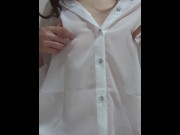 Preview 4 of virgin japanese girl nipple masturbation,please suck my beautiful nipples