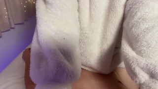 Fetish queen Ruined handjob sheer lace gloves