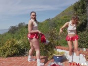 Preview 3 of EvilAngel - Anal Cheerleaders Sheena Shaw & Sophia Burns Gaping Ass Play & Insertions