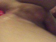 Preview 3 of Trans girl SQUIRTS & LICKS HER CREAM off her dildo