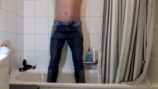Wetting jeans