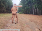 Preview 1 of Outdoor sex with best friend wife.... cum on her pussy .got caught by strangers on road