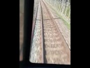 Preview 6 of Masturbation inside the train