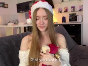Preview 1 of A classmate gave me her first sex for Christmas