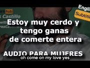 Preview 6 of We finally meet. I need your ass right now - Audio for WOMEN - Man's voice in Spanish
