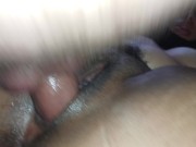 Preview 5 of povsex deep penetration with the bitch having multiple orgasms inmissionary and I cum together🥛🍑🍆