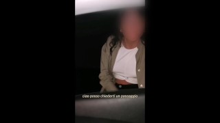 Cowgirl sex with fintess girl in car - MonikaDesire
