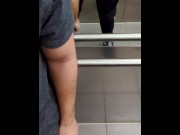 Preview 3 of Twinks having fun in public elevator (HUGE CUMSHOTS)