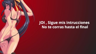 Joi para expertos,  el reto es terminar el video sin correrte , gemidos calientes