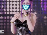 Preview 2 of [MMD] EXID - Up & Down Ahri Akali Kaisa Evelynn Seraphine Hot Kpop Dance League Of Legends Hentai