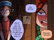 Preview 5 of Wendy scissors Mabel while Dipper fucks them