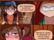 Preview 6 of Wendy scissors Mabel while Dipper fucks them