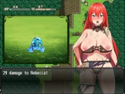 Preview 6 of Rebecca and the Sword of Nasty Curses - The redhead couldn't handle this monster