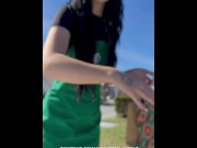 Preview 1 of Starbucks girl gets fucked