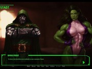 Preview 4 of My Lawyer Got Fat Green Tits And Ass - All She-Hulk Scenes - Behind The Doom