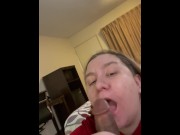Preview 3 of Tried to swallow his cock whole.. threw it up instead