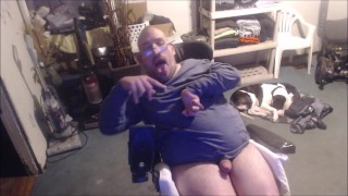 Wheelchair Cutie Plays with New Doll on Big Cock