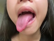 Preview 4 of JOI Asian Cum Dumpster Begs For You To Stroke Your Cock And Nut In Her Mouth  | Hinasmooth