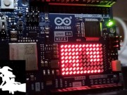 Preview 2 of Bad Apple! on Arduino R4 LED matrix 12x8 XXX