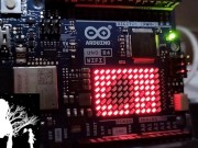 Preview 5 of Bad Apple! on Arduino R4 LED matrix 12x8 XXX