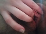 Preview 3 of Close up of clit and boy pussy masturbation squirt