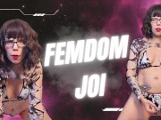 Preview 2 of Femdom JOI CEI - full video on my fan site- Sara Desire XO - Femdom