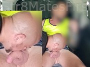 Preview 1 of Str8 Aussie Tradie gets first time gay blow job - SUBTITLED