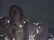 Preview 3 of Christmas Light Fuck. A gift you can fuck / Dolly Rud