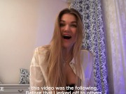 Preview 1 of Fuck stepsister so as not to tell parents that she shot in porn
