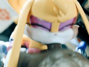 Preview 2 of Grab her ears and facefuck rough her bunny throat! (Bunnie Rabbot From Sonic Series) | Merengue Z