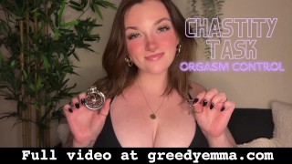 Ultimate Chastity Task - Goddess Worship Orgasm Control and Denial