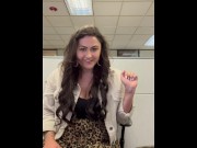 Preview 1 of Squirting + Flashing in the OFFICE! Compilation Part 2