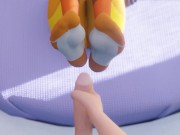Preview 5 of Tracer Knows Your Secret Footjob