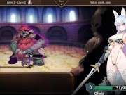 Preview 3 of Arena Story Rouge And Princess Knight - Fighting a smile with 1 hp!