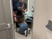 Preview 1 of Risky Quickie With Asian Beauty in Target Dressing Room