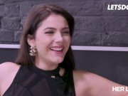 Preview 1 of Gorgeous Italian Babe Valentina Nappi Loves to Fuck Big Black Cock - HER LIMIT