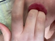 Preview 3 of I lick my fingers but I want your cock