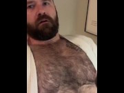 Preview 3 of Hairy Daddy Stroking and Cumshot Compilation