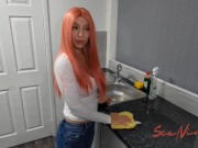 Preview 5 of Housekeeper Didn't Realise she Signed a Contract Where She Needs to Fuck me