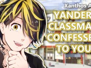 Preview 1 of Yandere Classmate Confesses To You!💛(ASMR)(Yandere)(Willing Listener)(Shy VA)(Netflix)