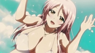 Beauty with Big Boobs and Nice Ass Loves that a Cock Rubbing her Pussy | Hentai